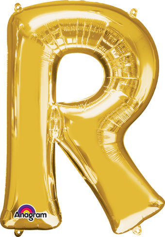 Supershape Mylar Letters - Gold