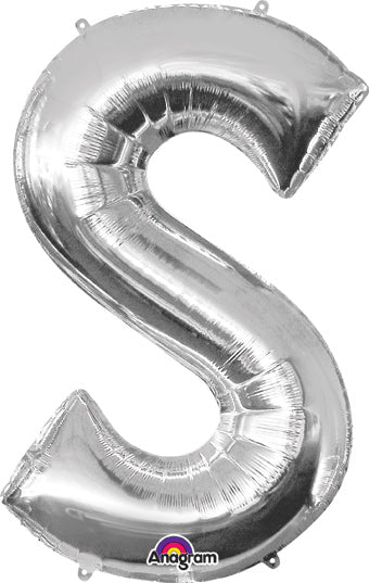 Supershape Mylar Letters - Silver