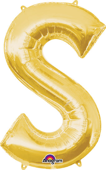 Supershape Mylar Letters - Gold