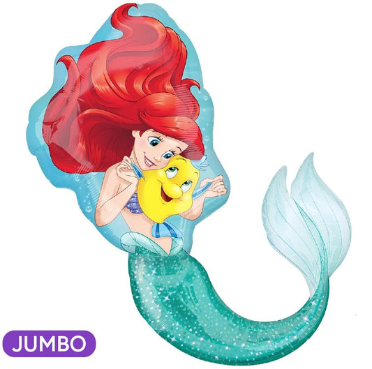 LSO-Little Mermaid "Dream Big" 34" Supershape Mylar Balloon