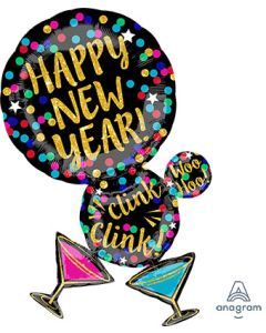 Supershape New Year Mylar