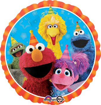 Sesame Street Fun 18" Mylar Balloon