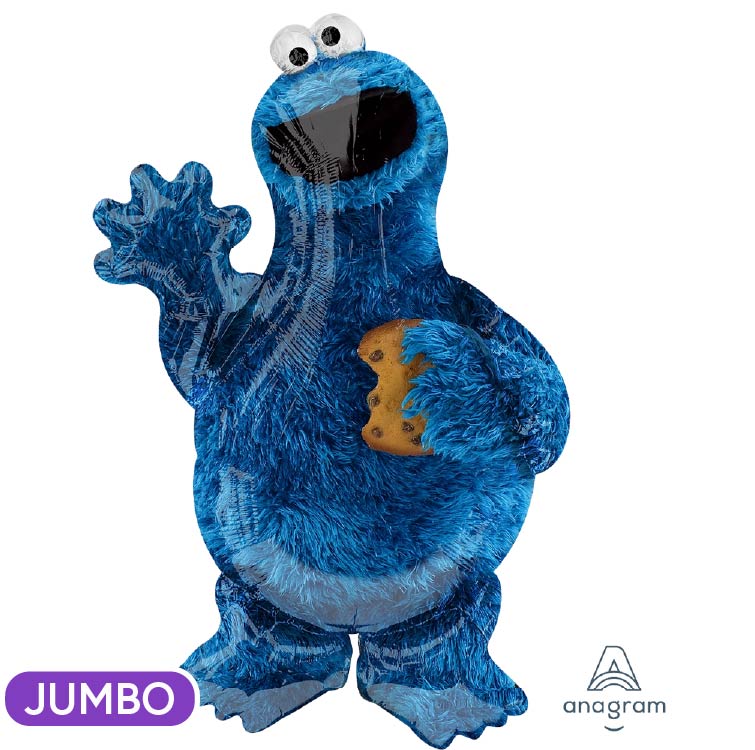 Sesame Street-Cookie Monster 35” Mylar Balloon