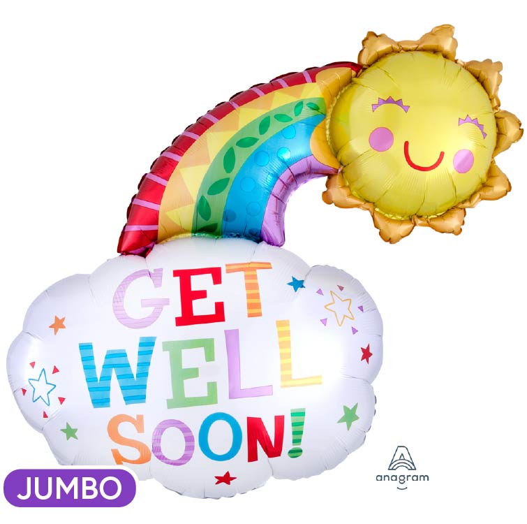 Get Well Soon! Supershape Mylar