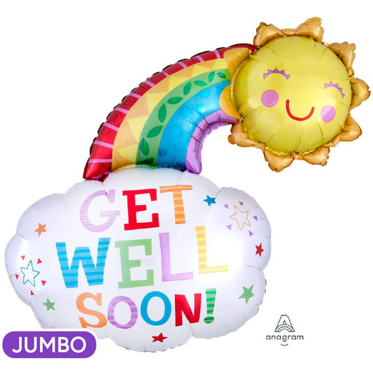 Get Well Soon! Supershape Mylar