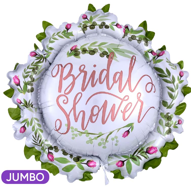 Love & Leaves Supershape Bridal Shower Balloon