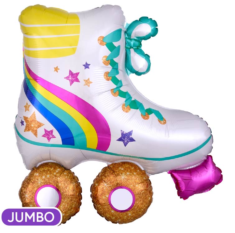80’s Roller Skate 30" Mylar Balloon