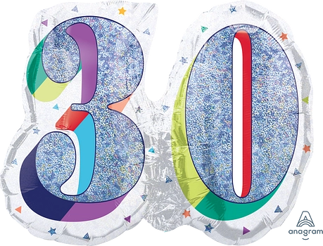 Here's to Your Birthday Supershape Numbers