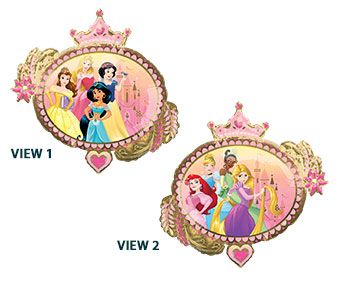 Disney Princesses Mirror 34" Supershape Mylar Balloon