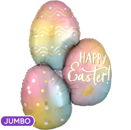 Supershape Ombre Easter Eggs Balloon