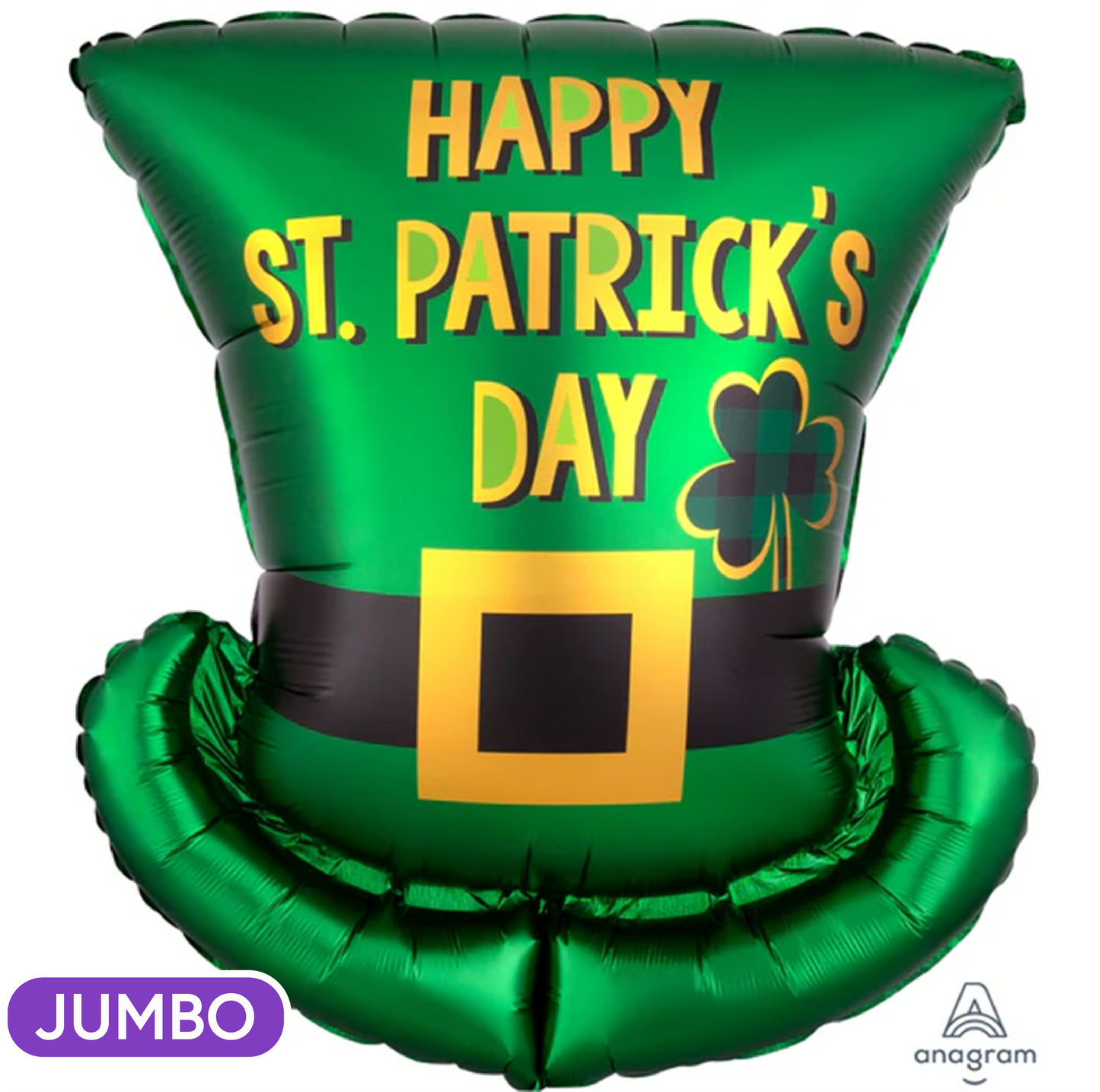 Supershape St. Patrick's Day Satin Top Hat