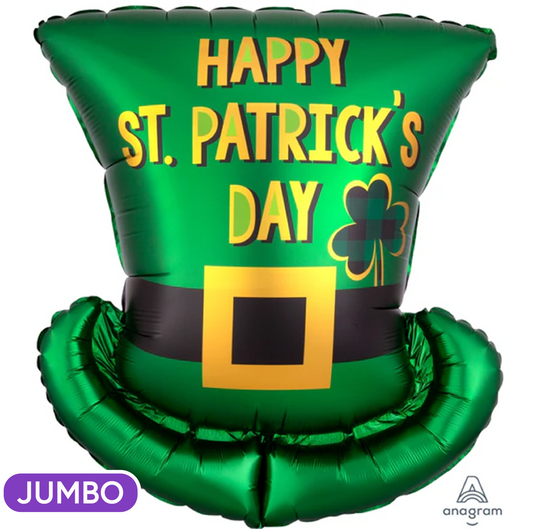 Supershape St. Patrick's Day Satin Top Hat