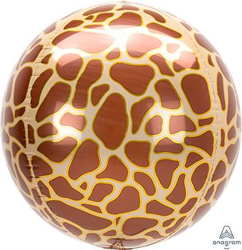 Orbz Balloon: Animalz Giraffe Print