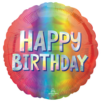 Birthday Rainbow 18" Mylar