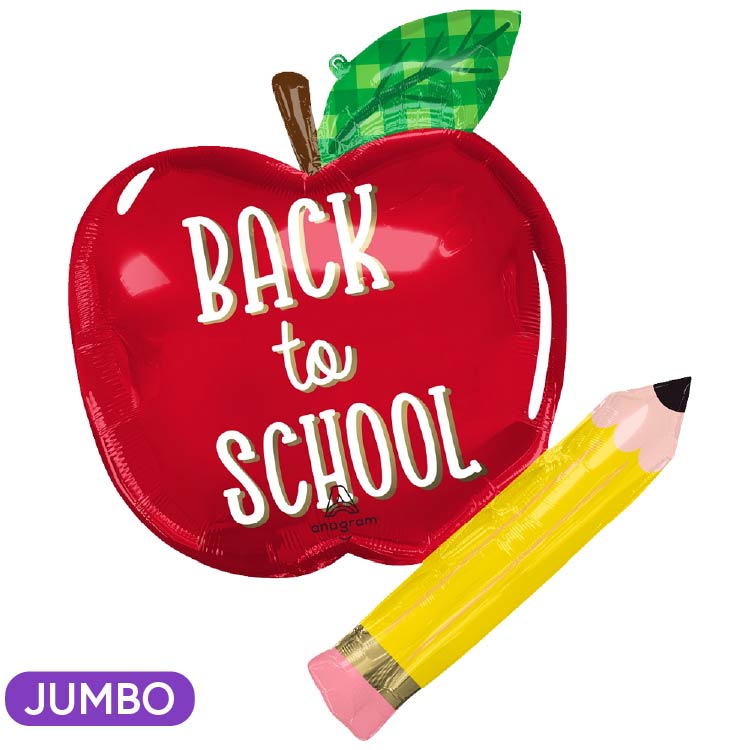 Back to School Apple & Pencil Supershape