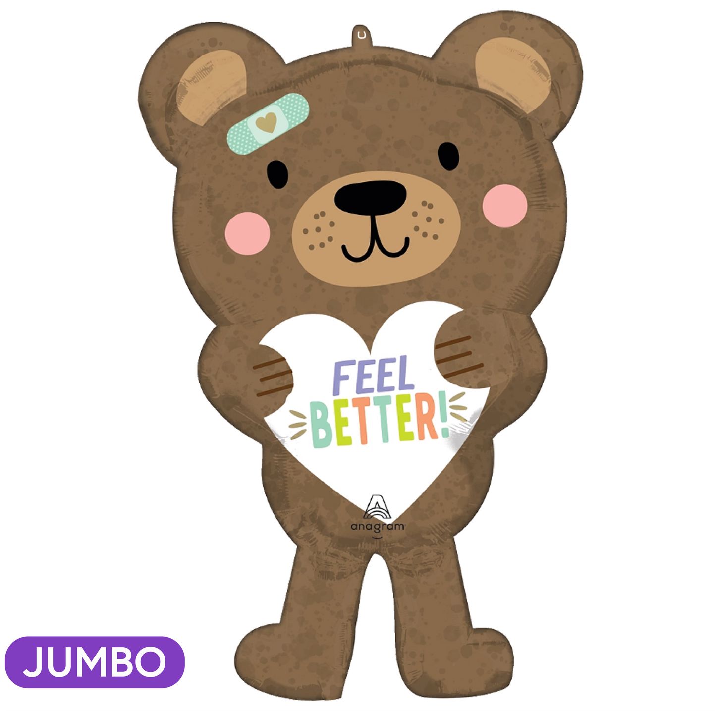 Supershape Feel Better Bear Mylar