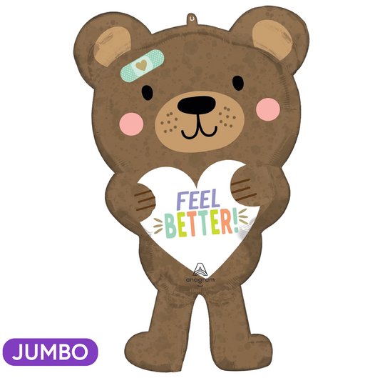 Supershape Feel Better Bear Mylar