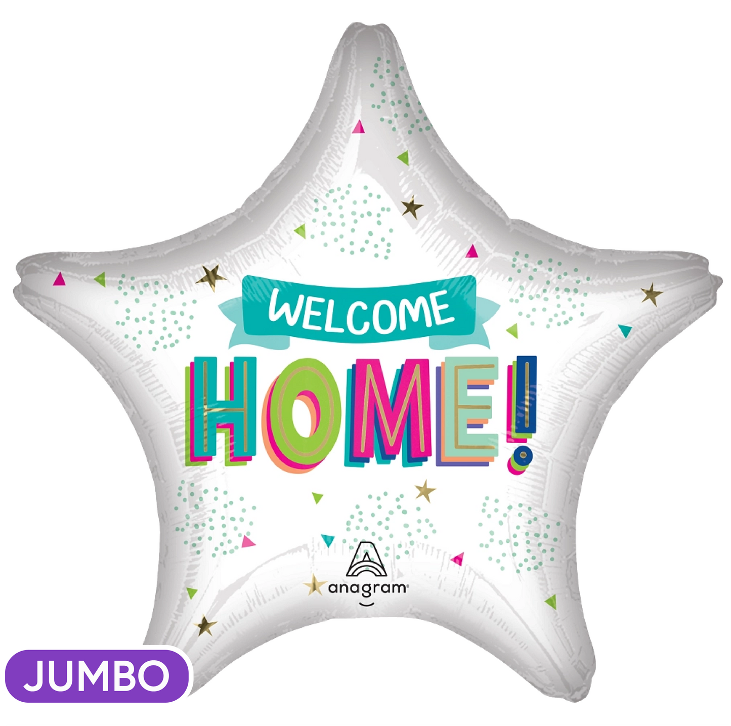 Welcome Home Star Supershape Mylar