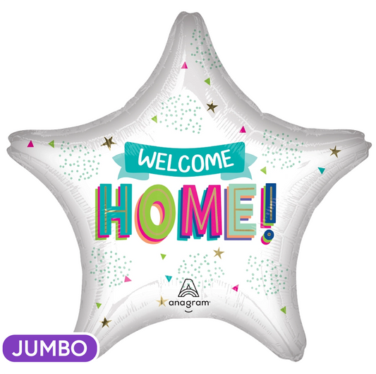 Welcome Home Star Supershape Mylar