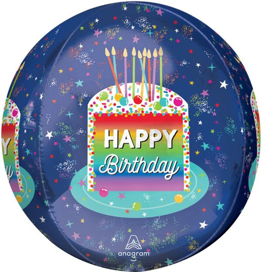 16" Rainbow Slice Birthday Bubble