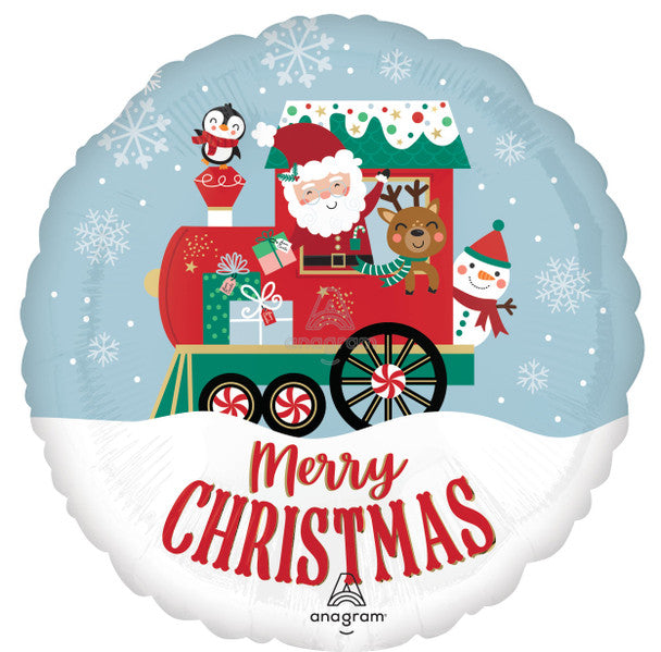 Christmas North Pole Express Mylar