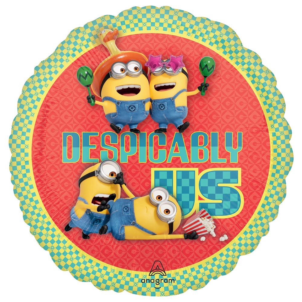Despicable Me 4 Mylar Balloon