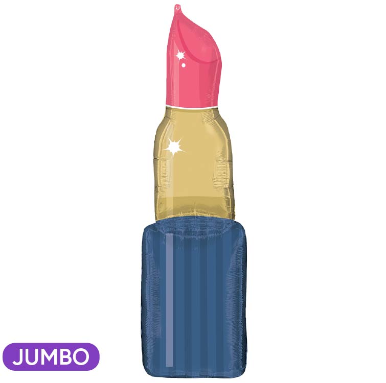Spa Party Lipstick 41" Mylar Balloon