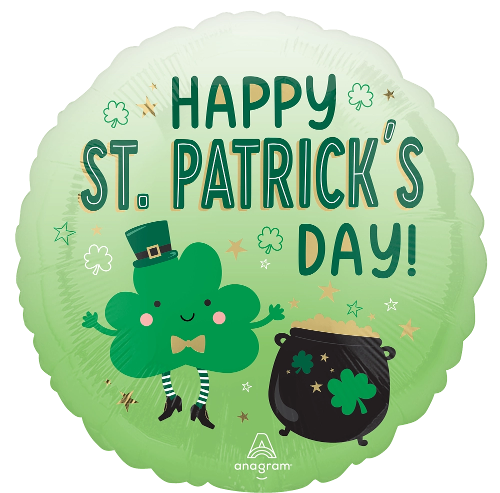 Lucky Charm Happy St. Patrick's Day Mylar