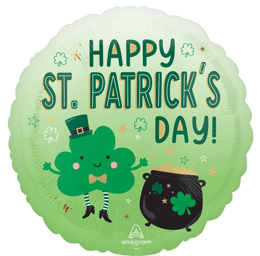 Lucky Charm Happy St. Patrick's Day Mylar