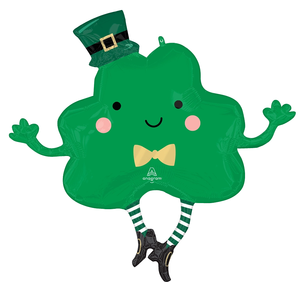 Lucky Charm Shamrock 34" Supershape Mylar