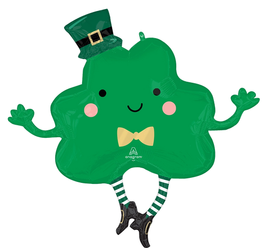 Lucky Charm Shamrock 34" Supershape Mylar