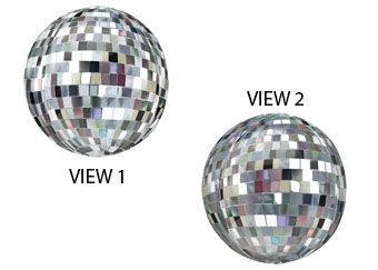Orbz Disco Ball 16"