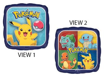 Pokemon Pikachu and Friends Mylar