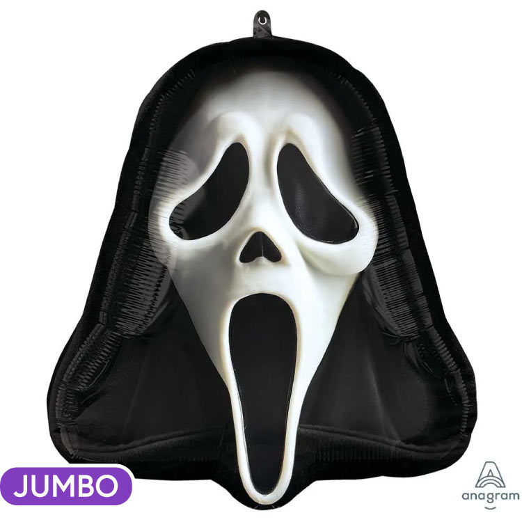 Ghost Face Supershape Mylar Balloon
