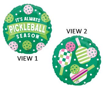 Pickleball Mylar Balloon