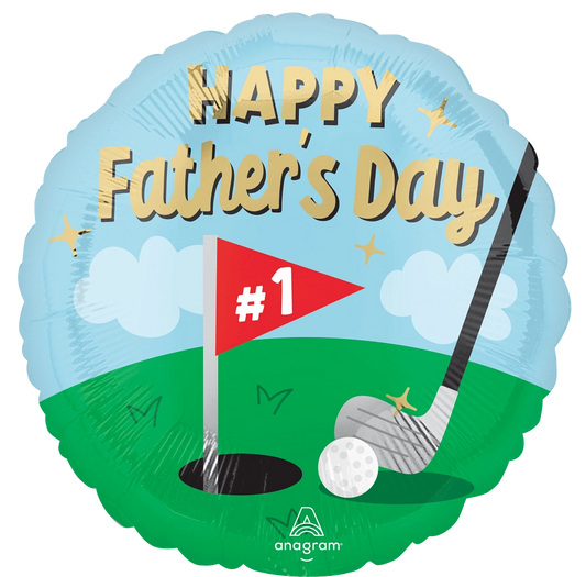 Happy Father's Day Tee-rific Dad 18" Mylar