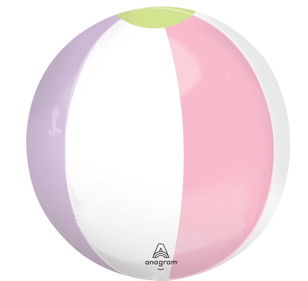 Pastel Beach Club 16" Orbz Balloon