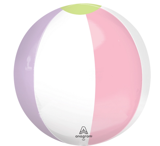 Pastel Beach Club 16" Orbz Balloon