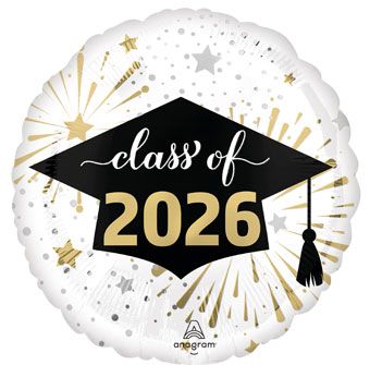 Class of 2026 Mylar Balloon