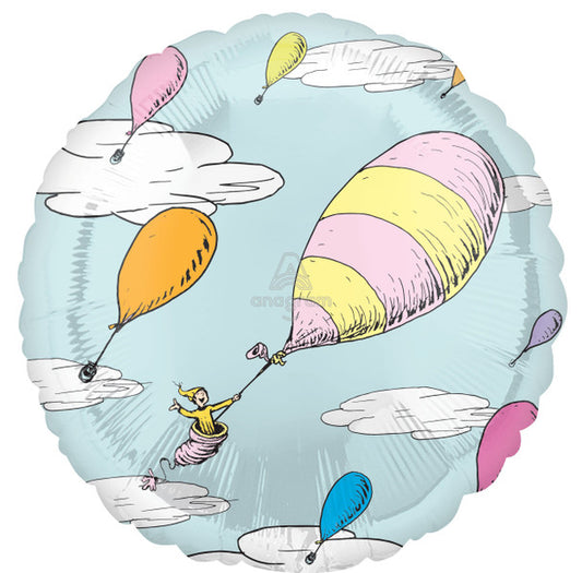 Dr. Seuss Oh the Places You'll Go 18" Mylar Balloon