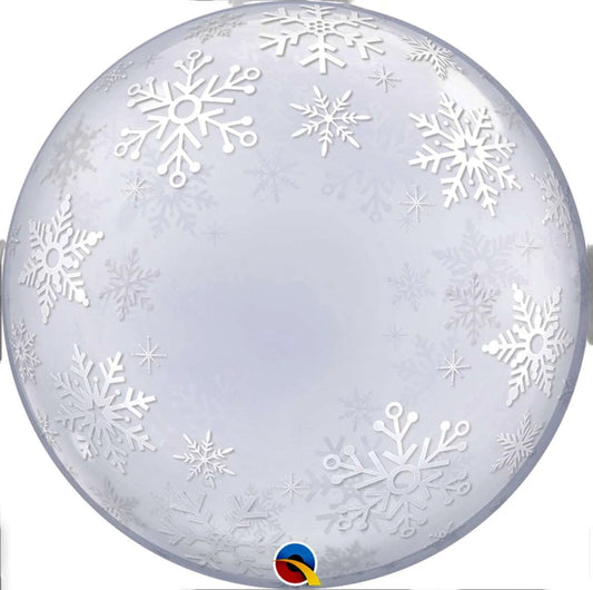 Frosty Snowflake Deco Bubble