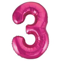 34in Supershape Number Balloon