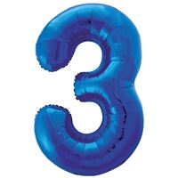 34in Supershape Number Balloon