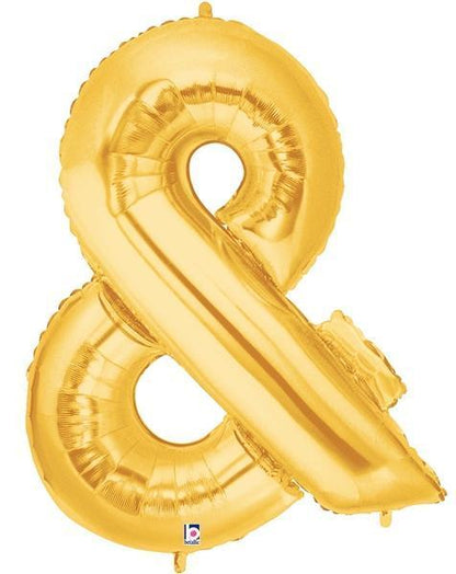 Supershape Mylar Letters - Gold