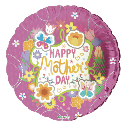 Happy Mother's Day Pink Foil Balloon