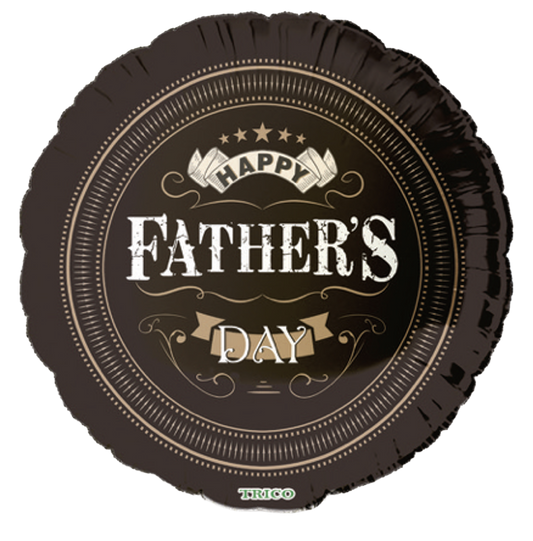 Happy Father's Day Round Foil Balloon