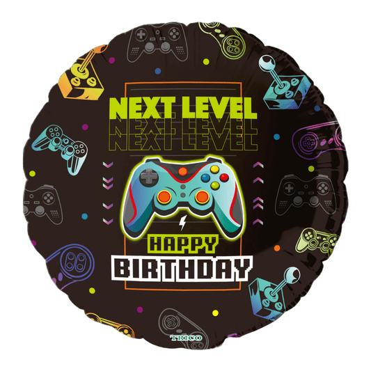 18" Game Controller Happy Birthday Foil Balloon