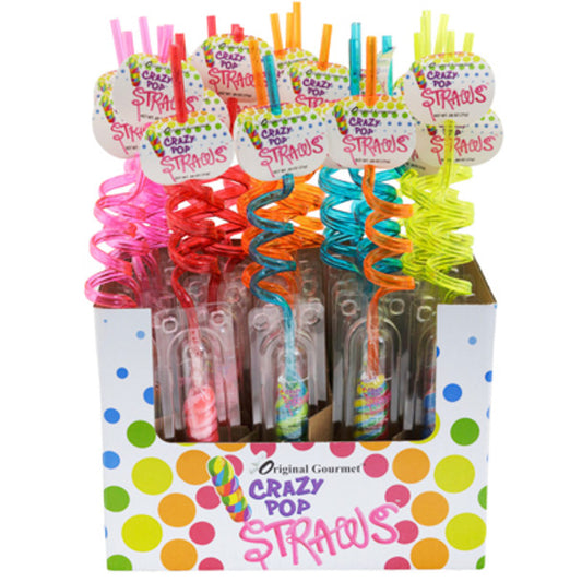 Crazy Pop Straws Pink