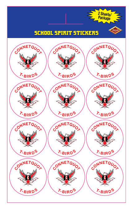 Custom School Stickers- Connetquot