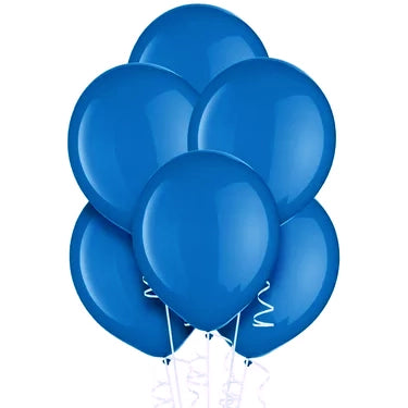 Blue Solid Color Balloon Bouquet